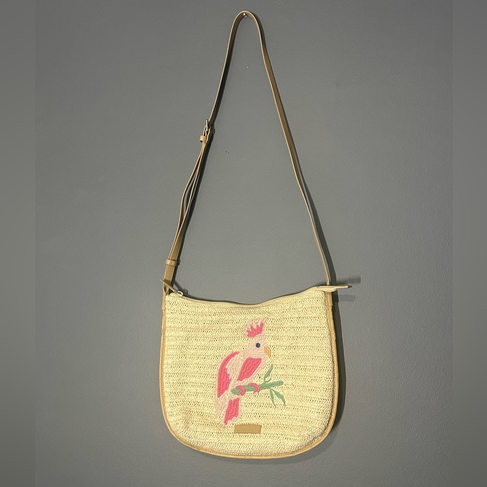 Vera Bradley crossbody bird parrot summer handbag bag purse - Picture 1 of 11